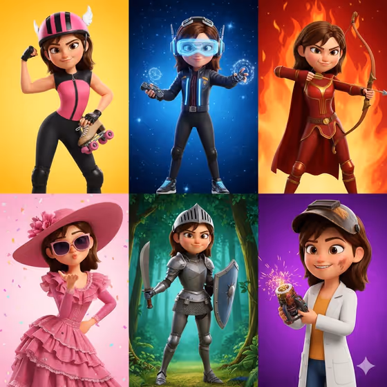 Animated Character Grid