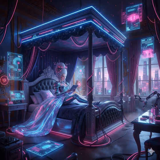 Cyberpunk Palace