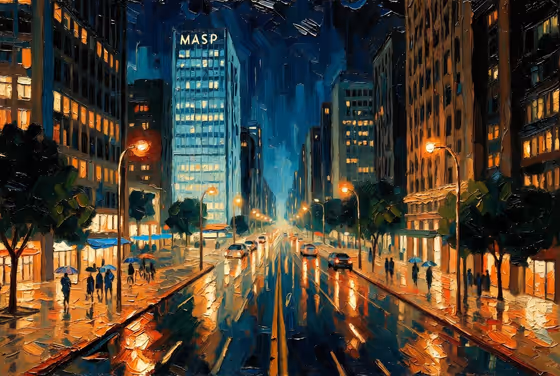 Landmark Avenue Painting template result