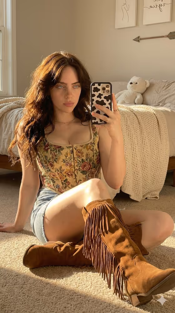 Boho Mirror Selfie
