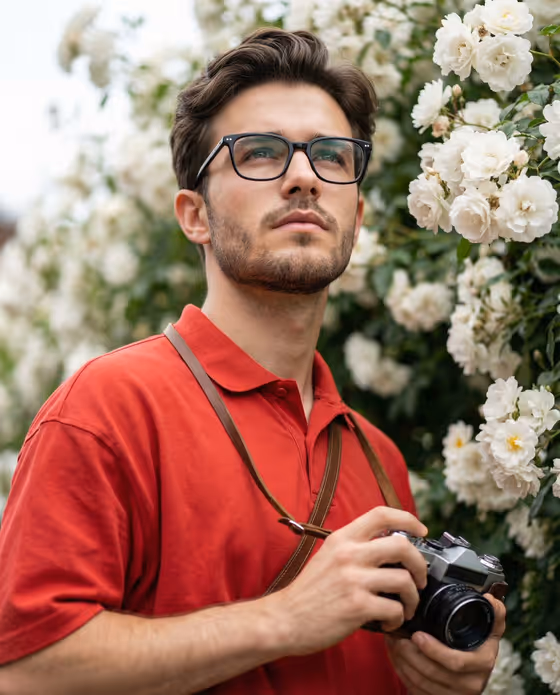 Vintage Camera Portrait