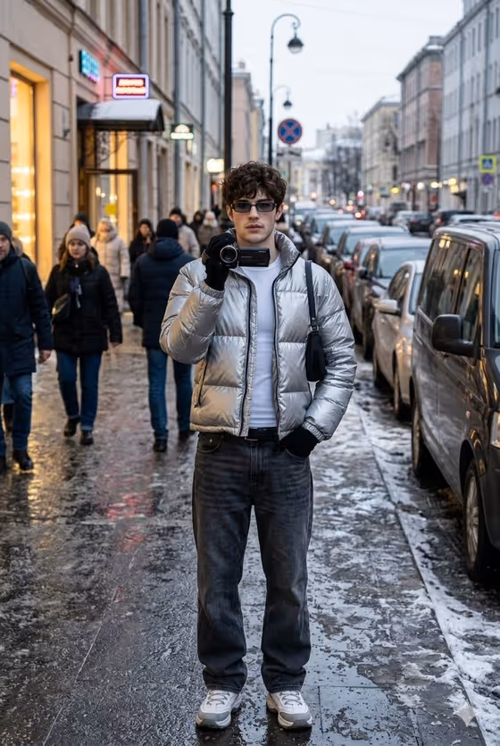 Winter Reporter Shot