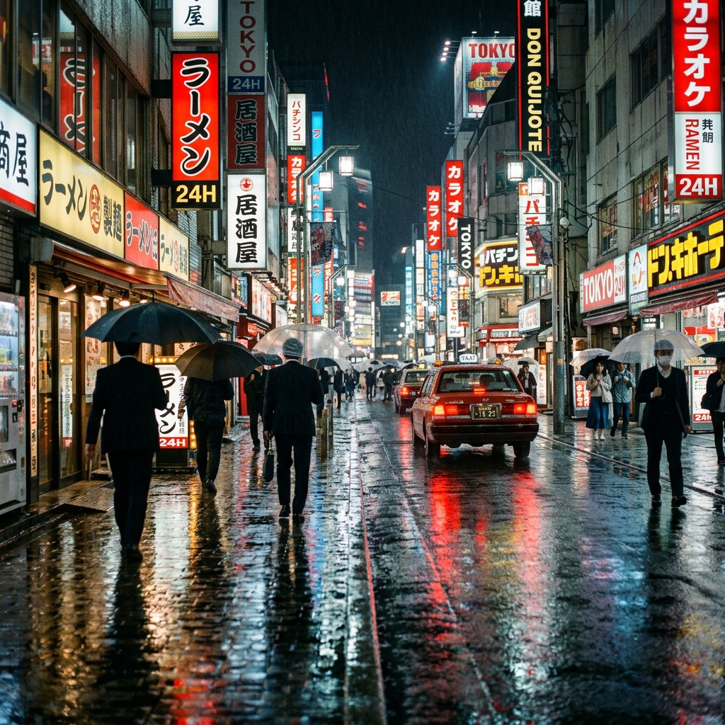 Neon Night Street