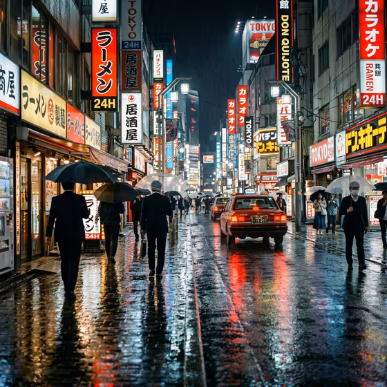 Neon Night Street template result