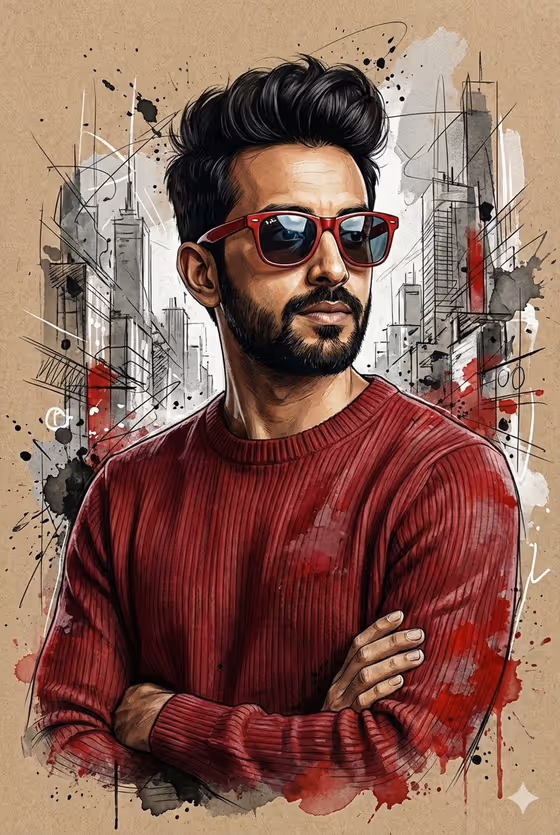 Urban Sketch Portrait