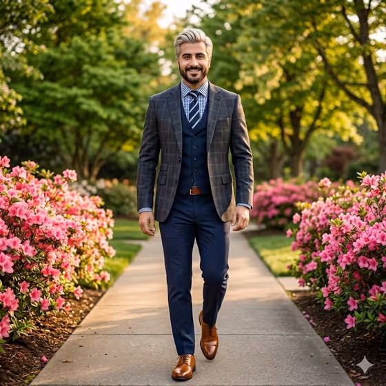 Garden Fashion Portrait