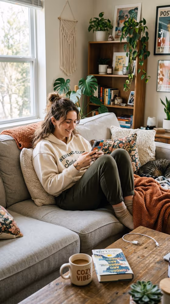 Saturday Couch Portrait