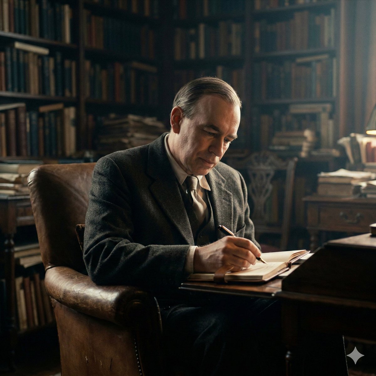 Cinematic Writing Portrait