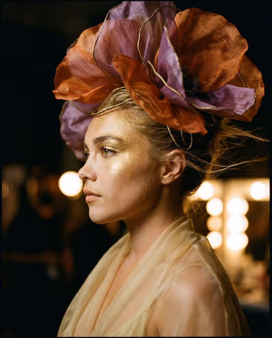 Couture Headpiece Portrait