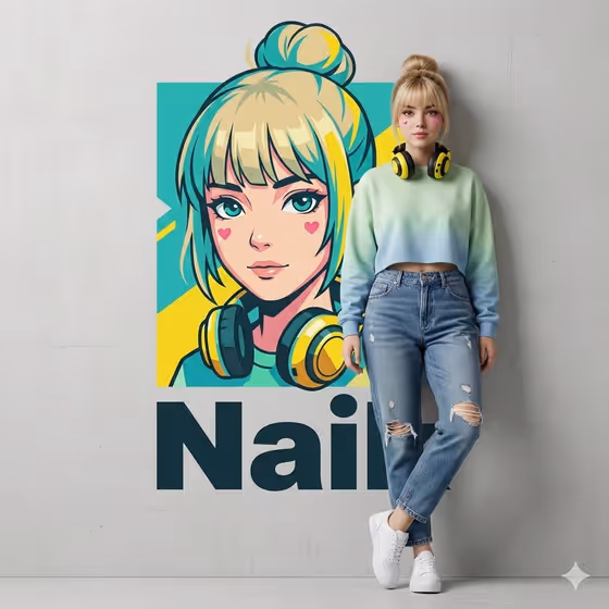 Vector Wall Portrait
