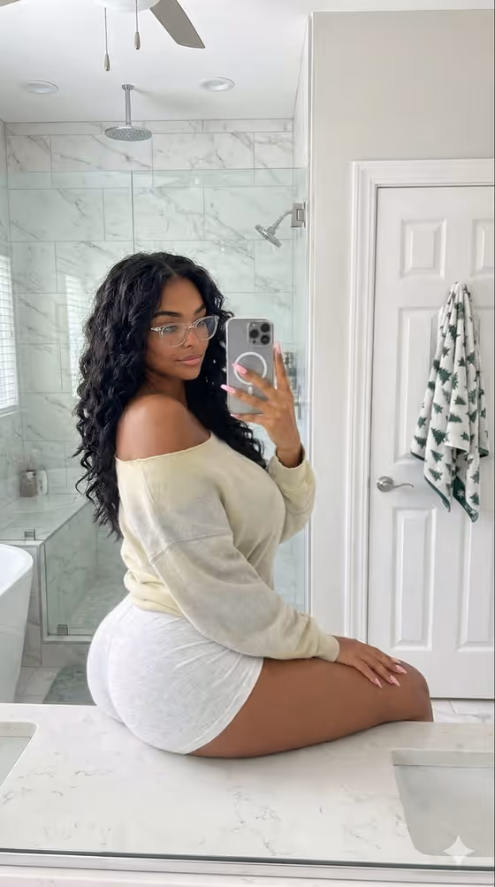 Bathroom Mirror Selfie