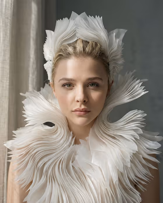 Porcelain Couture Portrait
