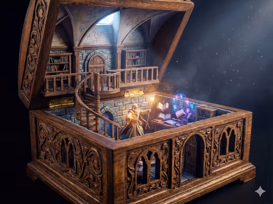 Box Tower Diorama