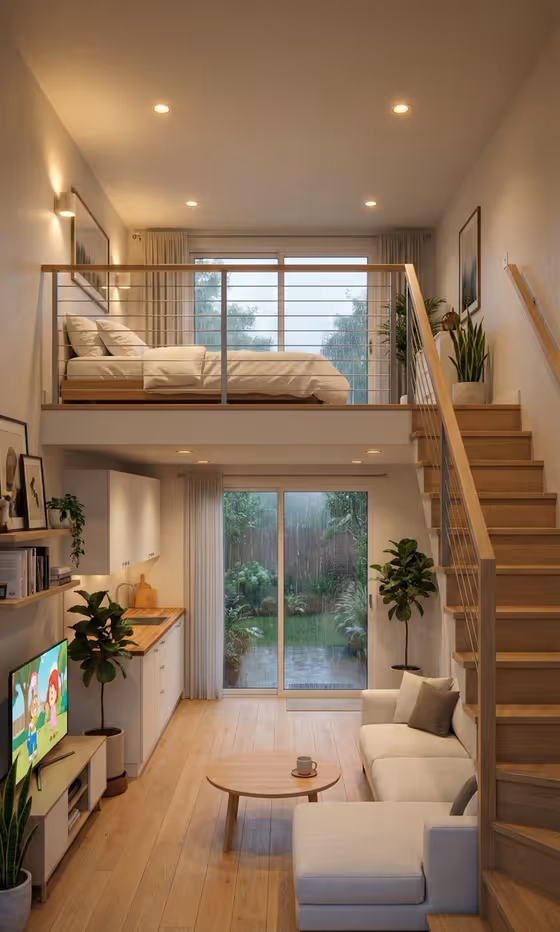 Rainy Loft Interior