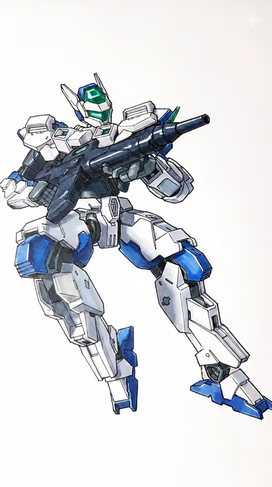 Marker Model Illustration template result