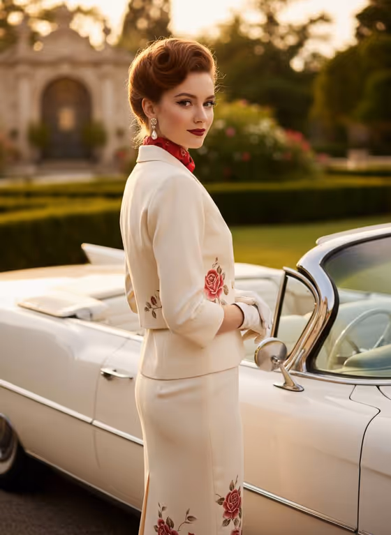 Vintage Convertible Portrait
