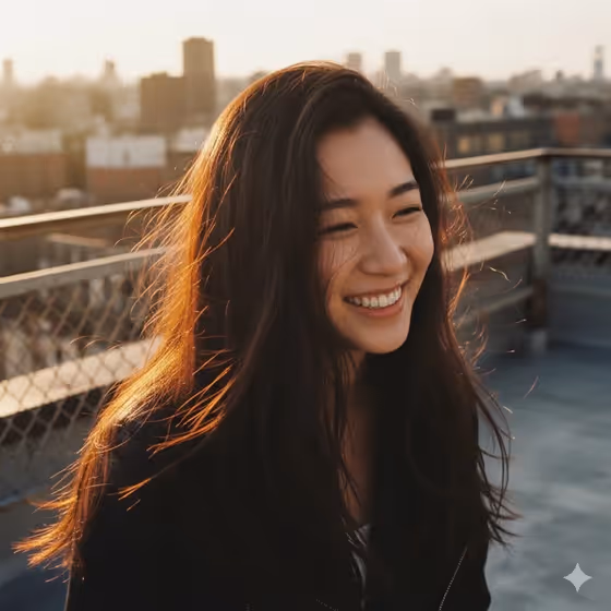 Rooftop Golden Hour template result