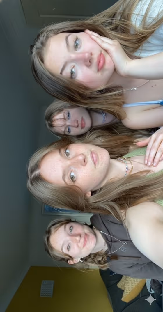 Bedroom Selfie Trio