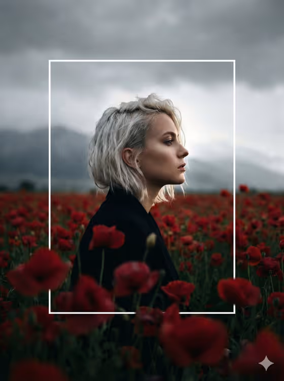 Framed Field Portrait template result