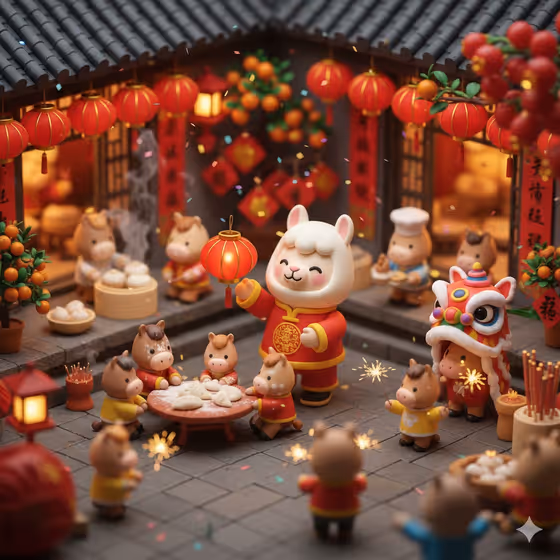 Festival Mascot Miniature