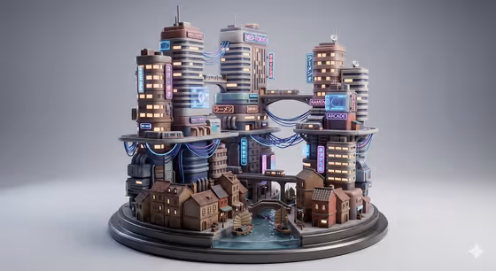 Collectible City Diorama template result