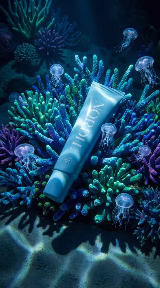 Underwater Skincare Ad