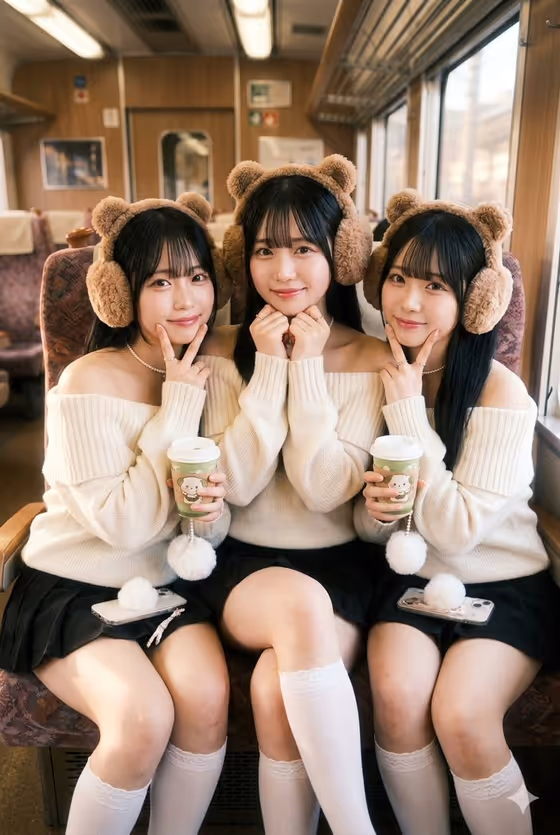 Kawaii Train Trio