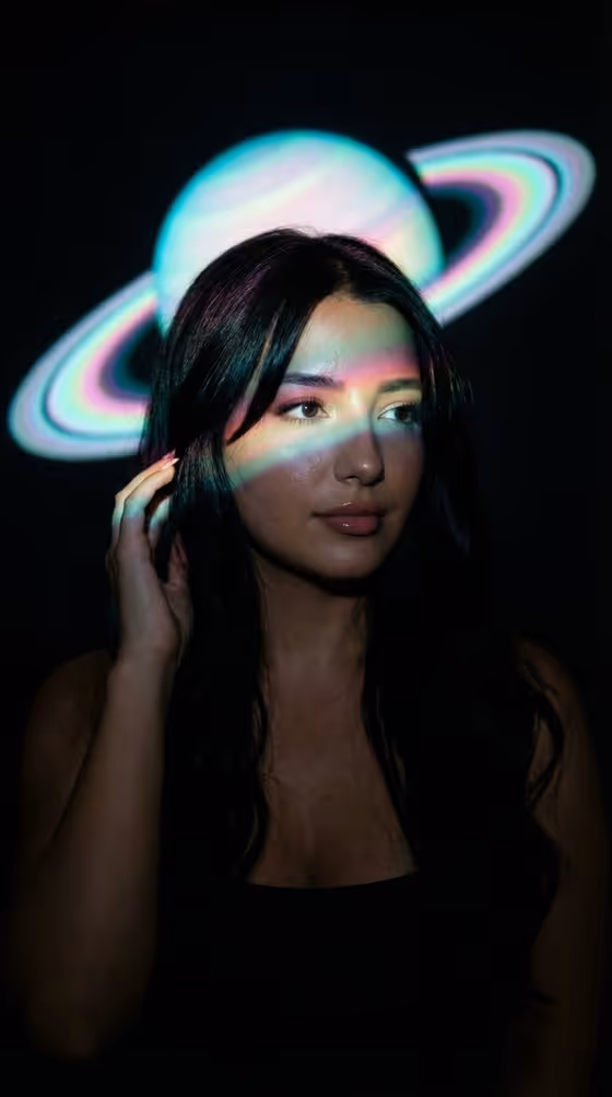 Projection Halo Portrait