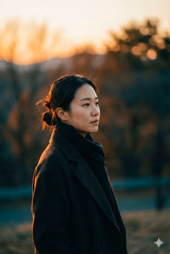 Sunset Film Portrait template result