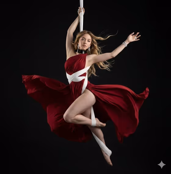 Aerial Silk Portrait