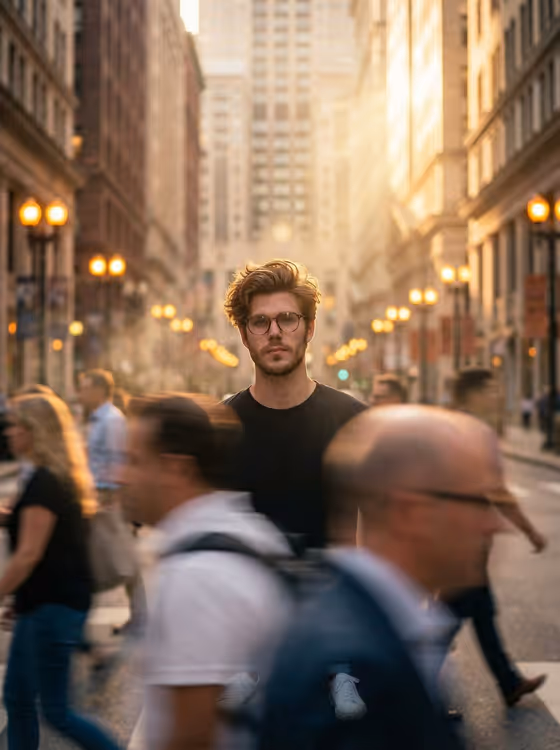 City Stillness Portrait
