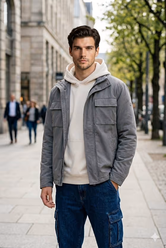 Urban Editorial Portrait template result