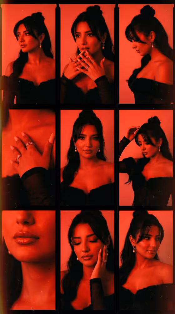 Red Contact Sheet