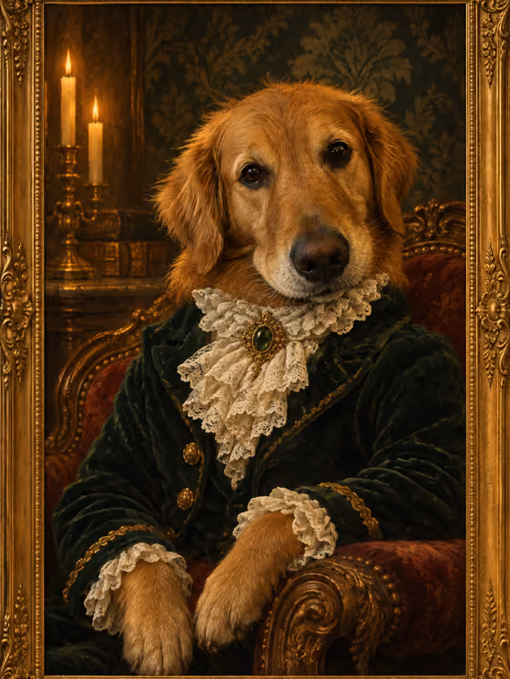 Victorian Pet Portrait