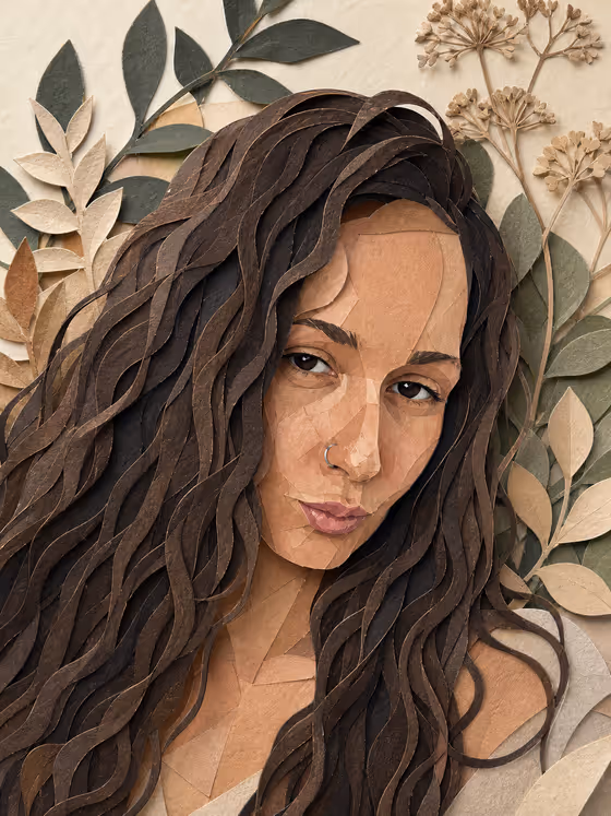 Paper-Cut Portrait