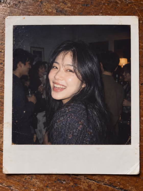 Instant Film Flash Portrait