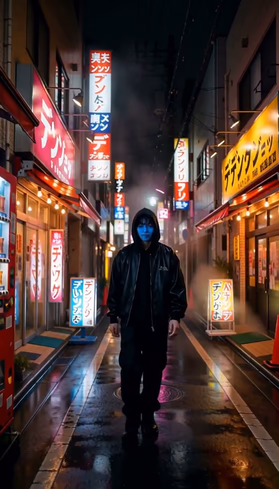 Neon City Rain
