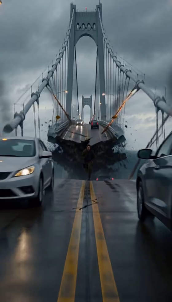 You vs the Falling Bridge