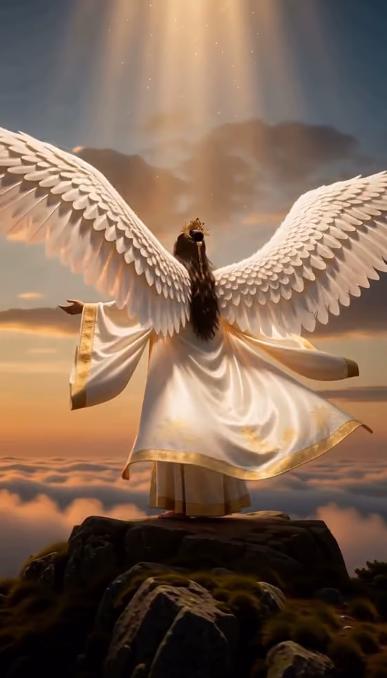 Angel Wings Unfold