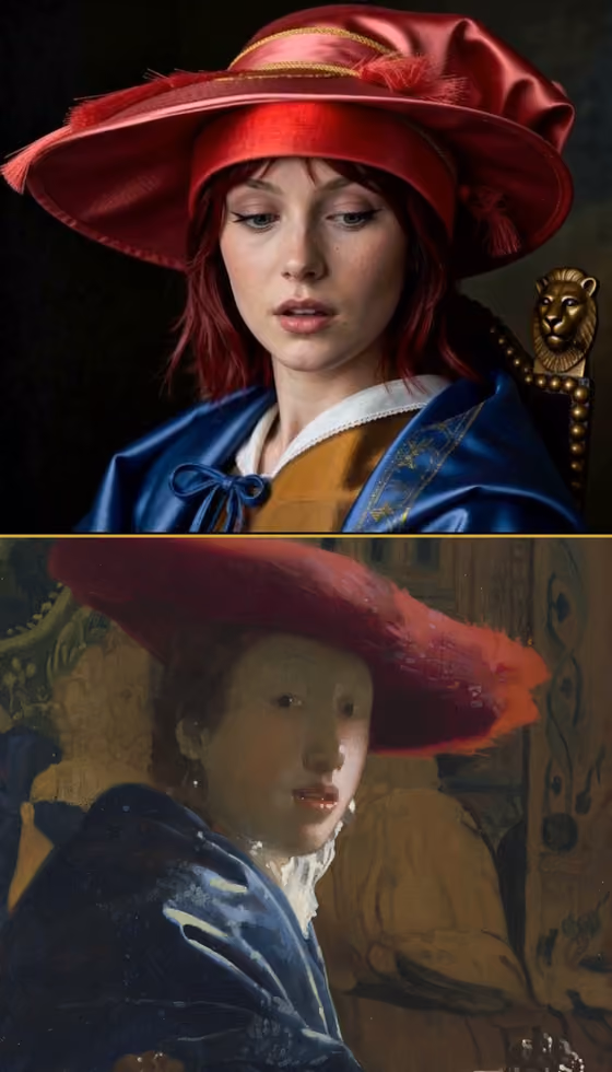 Vermeer — Girl with a Red Hat