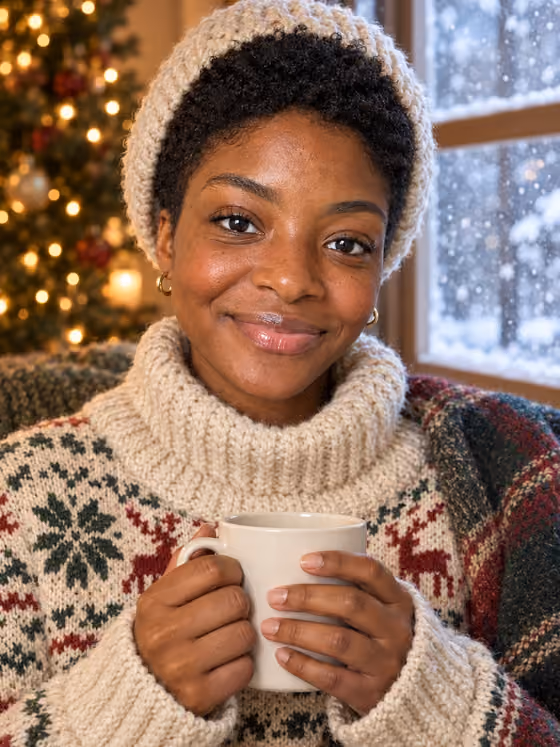 Your Cozy Knit Portrait
