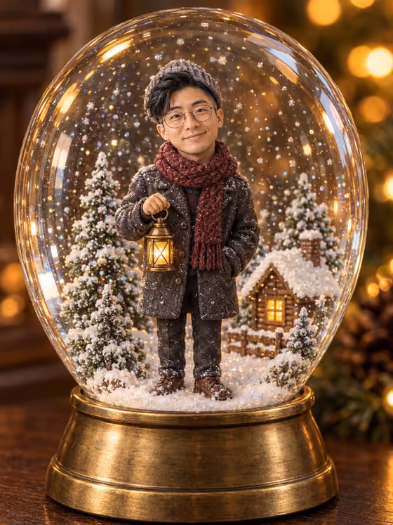 You in a Snow Globe