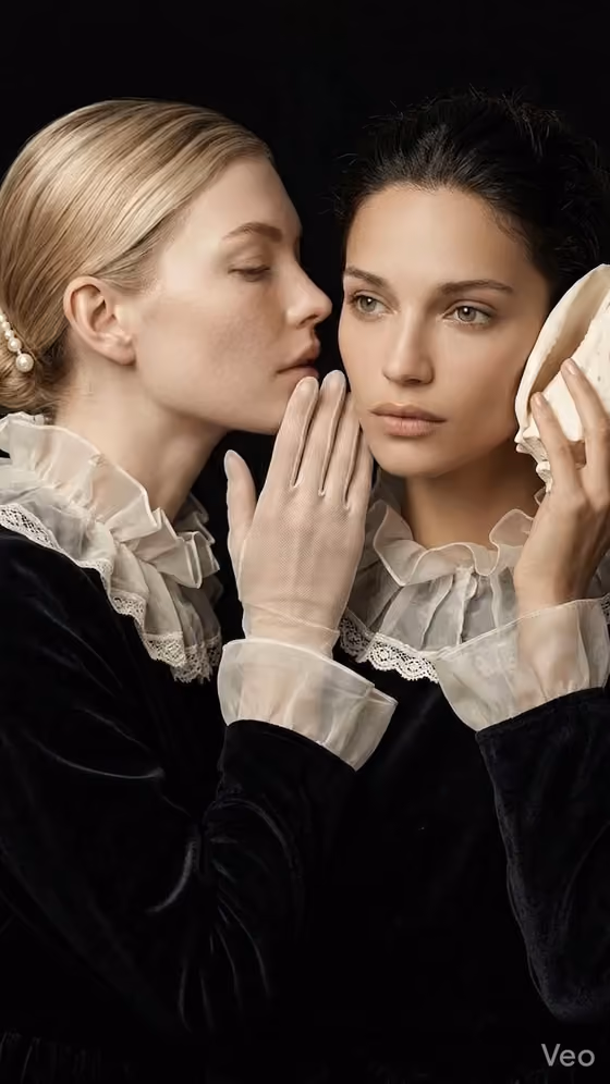 Whispered Secret Portrait