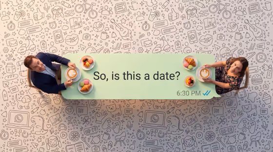 WhatsApp Dining Scene