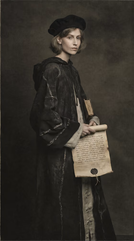 Medieval Graduate Portrait