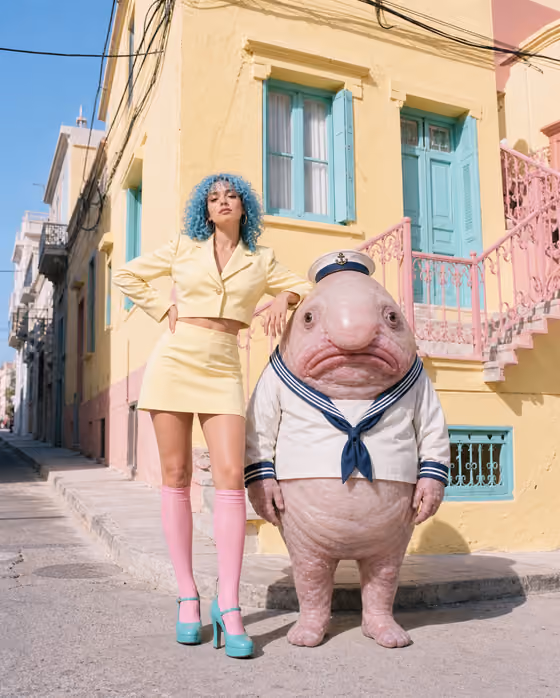 Pastel Street Editorial