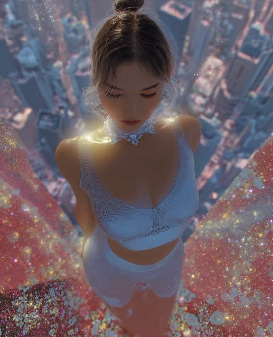 Giant Over Dollhouse