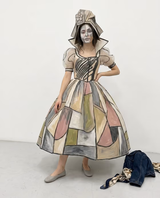 Cubist Makeup Portrait