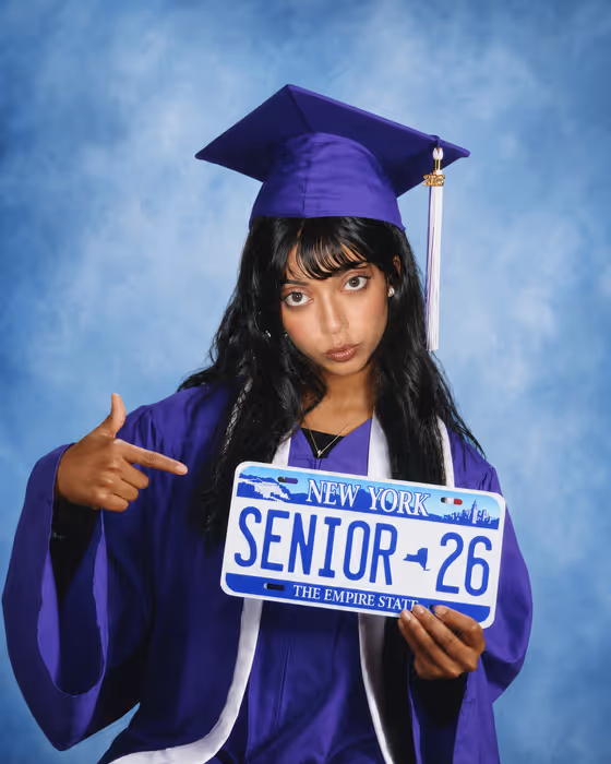 Retro Graduation Portrait
