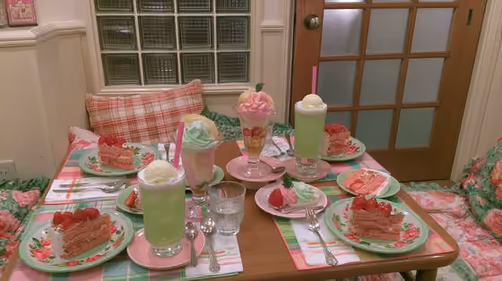 Vintage Kissaten Table